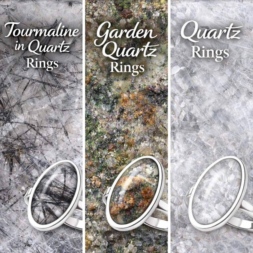 Various Quartz Rings